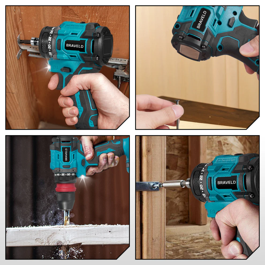 Taladro con Percutor Motor Brushless