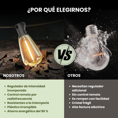 Guirnalda Solar LED de Exterior