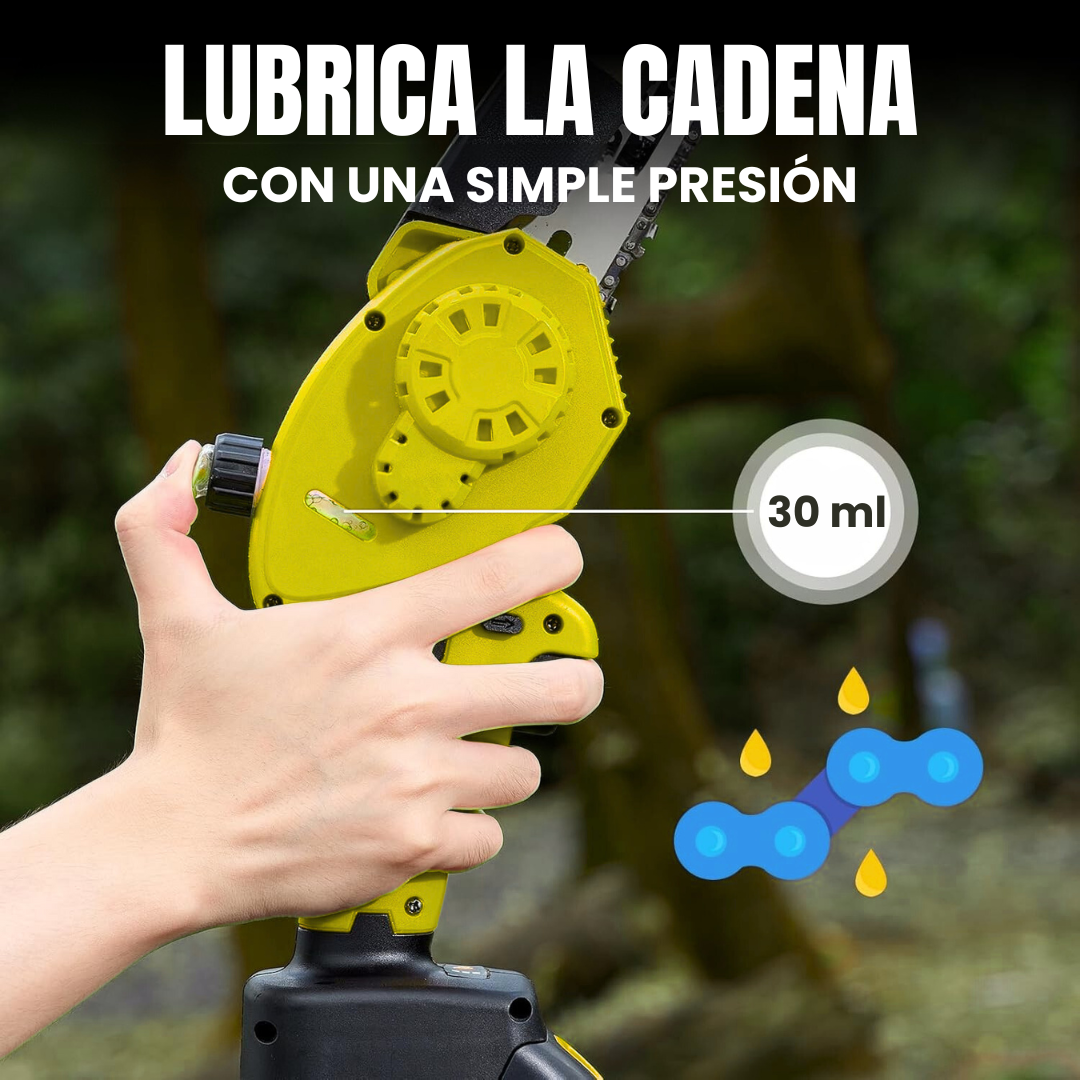 Motosierra a Batería con Depósito de Aceite