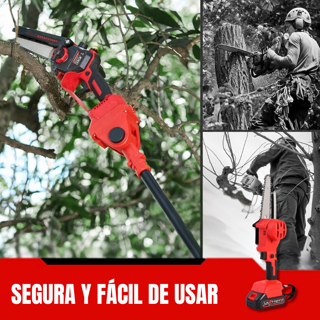 Mini Motosierra a Batería con Pértiga