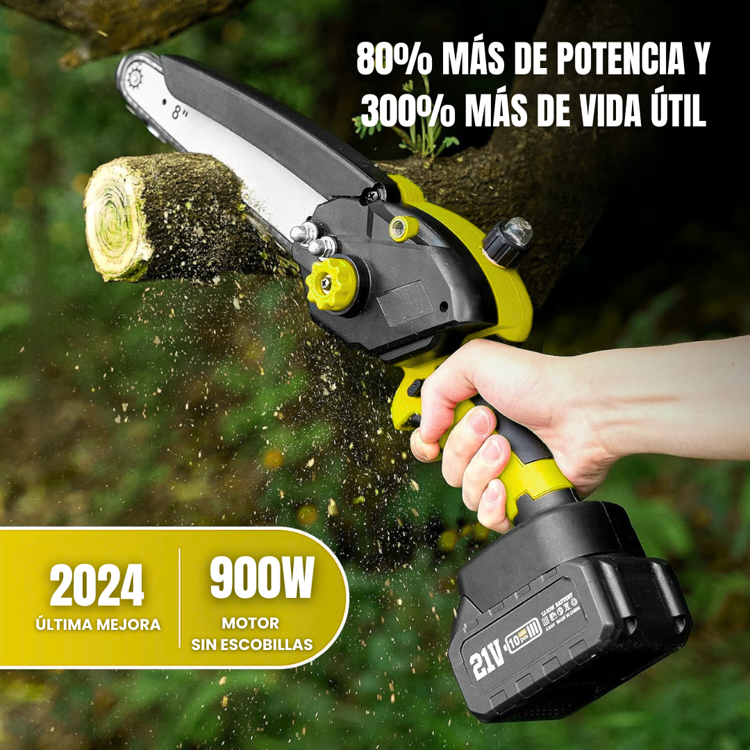 Motosierra a Batería con Depósito de Aceite