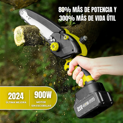 Motosierra a Batería con Depósito de Aceite