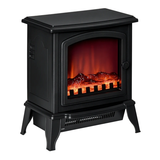 Chimenea Eléctrica 2000W con Efecto de Llama