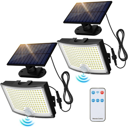 Lámpara Solar para Exteriores con Sensor de Movimiento
