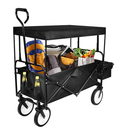 Carro de mano plegable 120 Kg de carga ¡OFERTA!