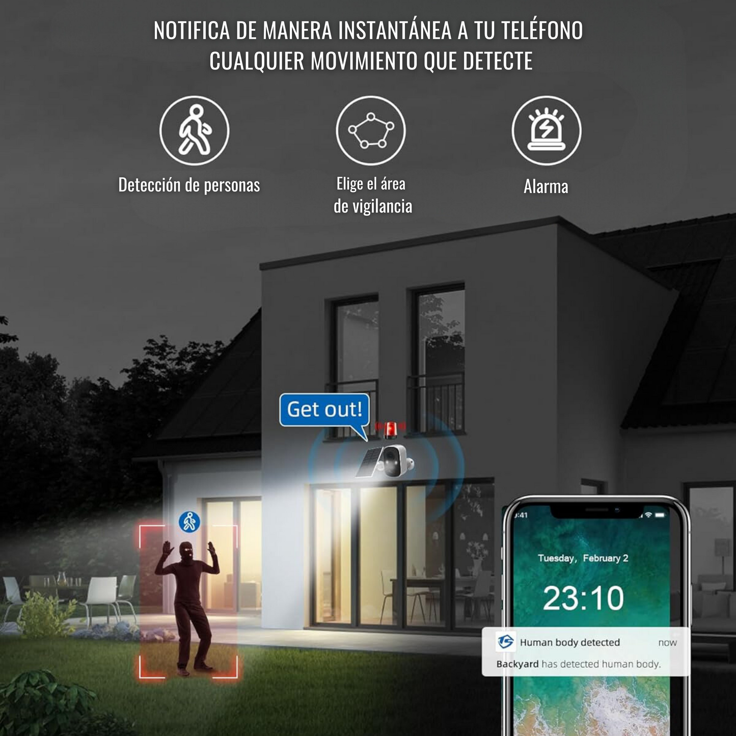 Cámara Wifi-SIM de Vigilancia Solar 4k