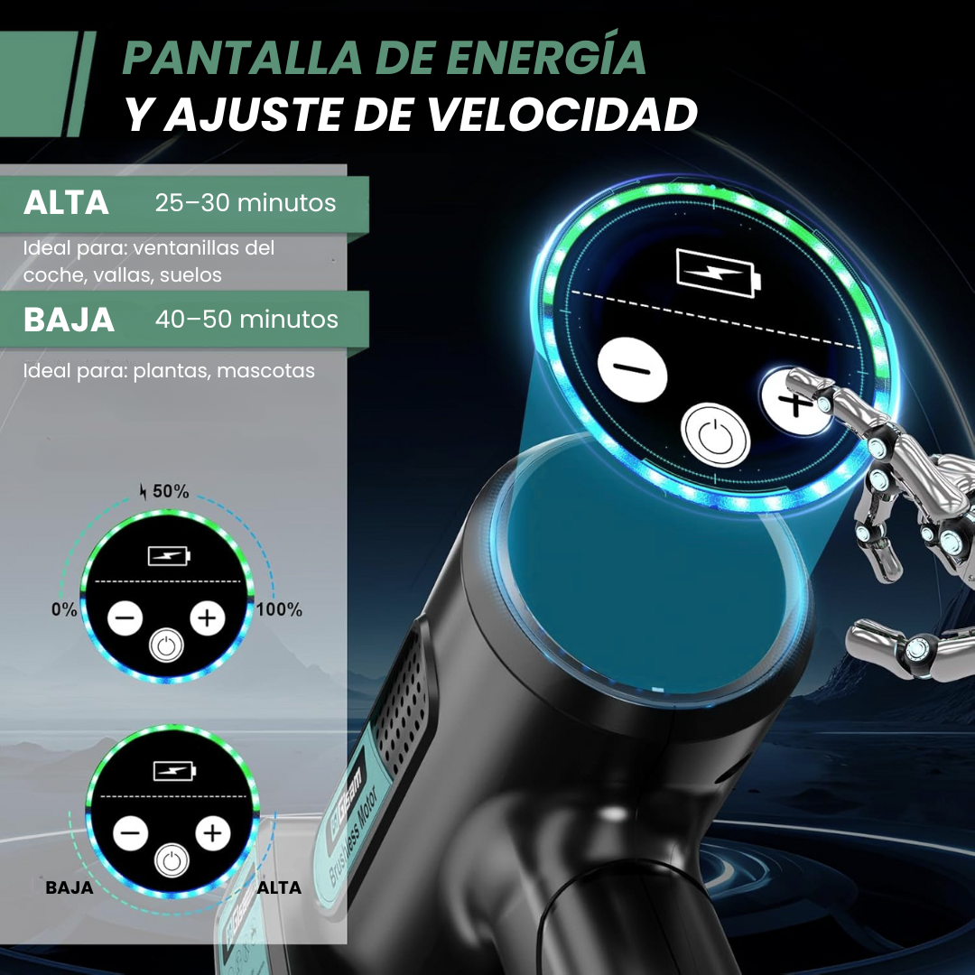 Hidrolimpiador de Alta Presión a batería