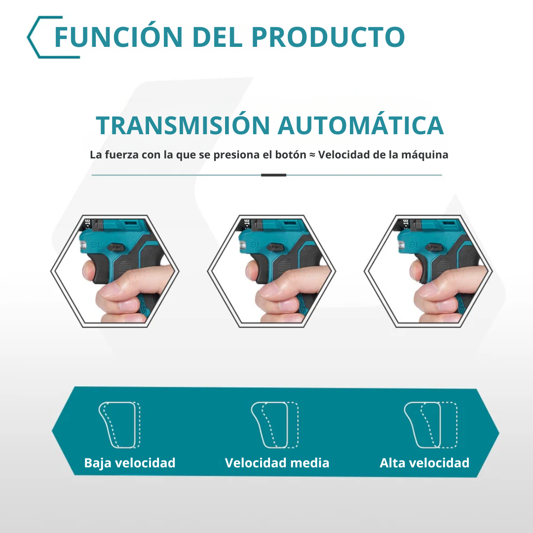 Taladro con Percutor Motor Brushless