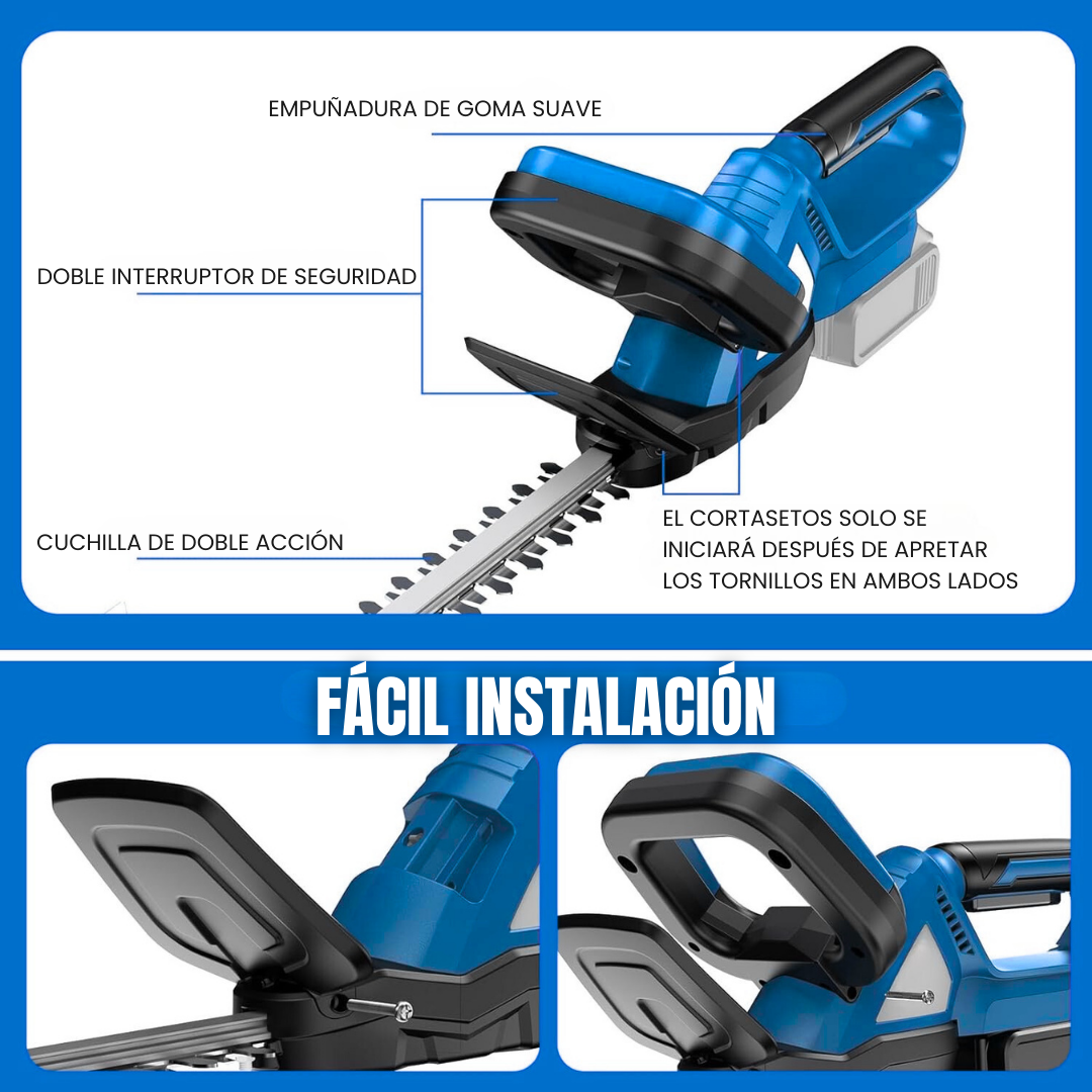 Corta Setos Inalámbrico