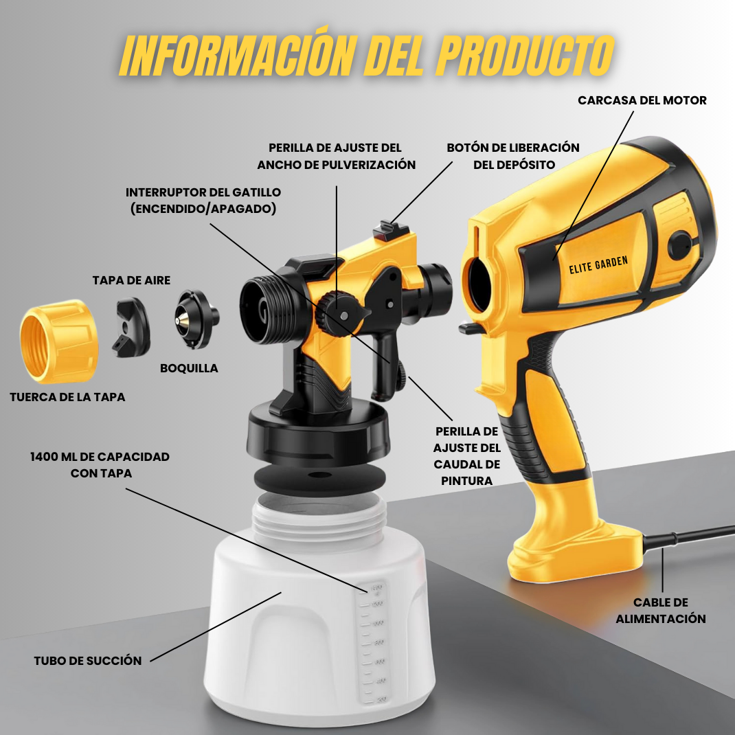 Pistola Pulverizadora de Pintura