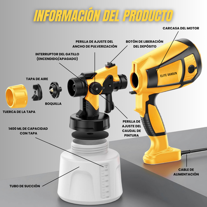 Pistola Pulverizadora de Pintura
