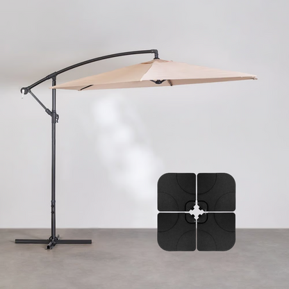Sombrilla XL con luz de ambiente solar